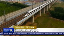 China to speed up bullet trains on Beijing-Shanghai route