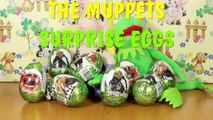 8 THE MUPPETS chocolate Surprise Eggs unboxing unwrapping toys