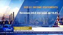 China's state-owned enterprises' profits increase 24% in H1