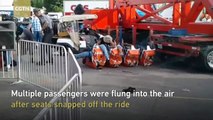 One dead, seven injured in ride malfunction at Ohio fair
