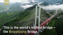 The world’s highest bridge locates in southwest China