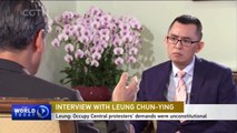 Exclusive: Leung Chun-ying talks about Hong Kong society’s concerns