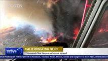 Thousands evacuated as wildfire near Yosemite doubles in size
