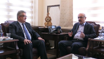 Kalkınma Bakanı Elvan - Hızlı tren çalışmaları - AKSARAY