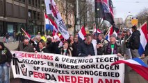 Hollanda'da ırkçı PEGIDA yürüyüşü  - AMSTERDAM