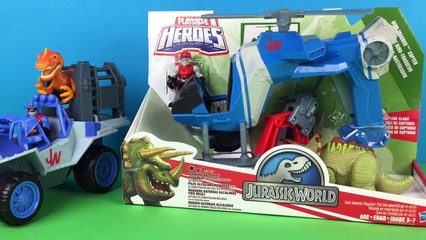 Helicoptero Dino Rastreador de Playskool Heroes Mundo Jurasico Helycopter Dino Tracker