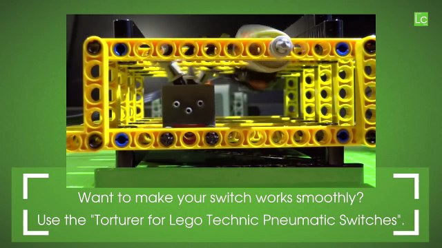 Lego Technic RC gearbox for pneumatic switches - Lego Technic MOC