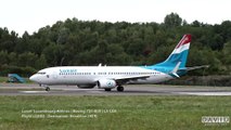 LUXAIR Luxembourg Airlines | Boeing 737-800 | Take off at Luxembourg Airport