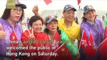 Hong Kong residents aboard China’s aircraft carrier Liaoning