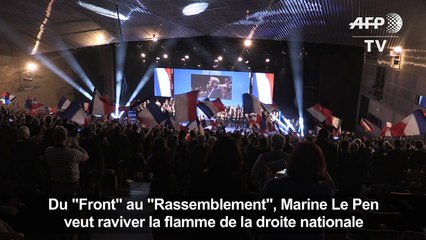 Marine Le Pen veut rebaptiser le FN "Rassemblement national"