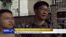 Hong Kong residents queue up for PLA’ s Garrison Open day