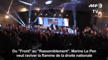 Marine Le Pen veut rebaptiser le FN 