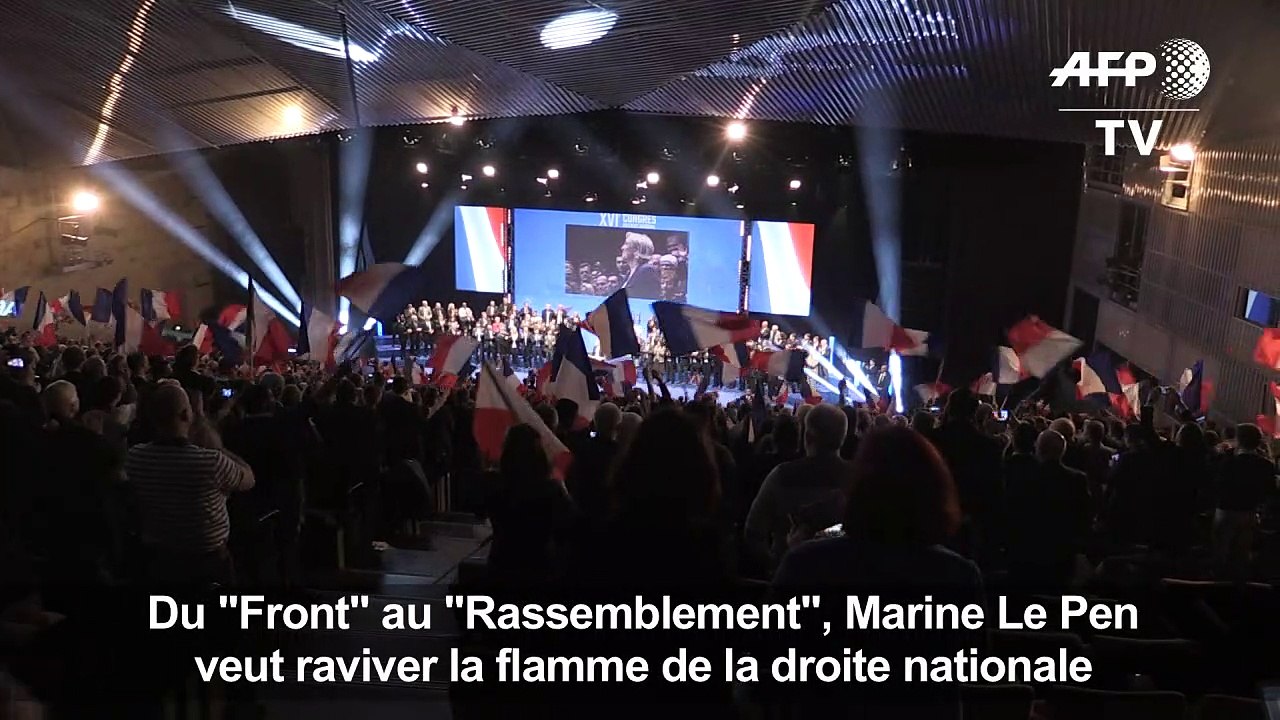 Marine Le Pen veut rebaptiser le FN "Rassemblement national"