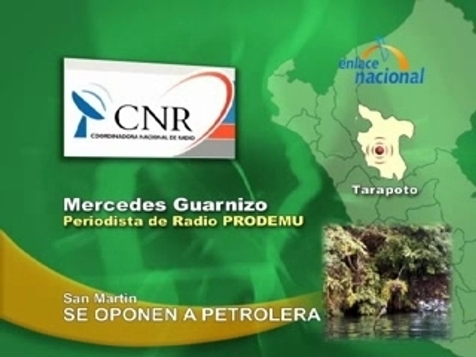 SE OPONEN A PETROLERA - CNR