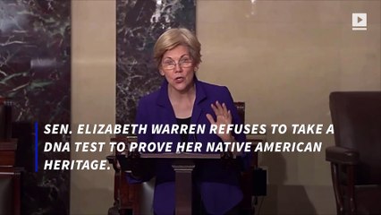 Elizabeth Warren Dissmisses DNA Test to Prove Heritage