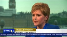 Scottish leader Sturgeon pressures PM May to allow second independence referendum
