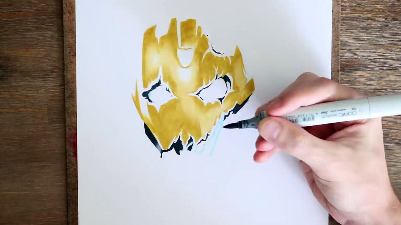 Drawing Ultron Mark 1
