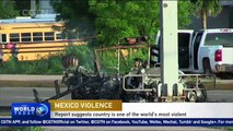 Report suggests Mexico is one of the world's most violent country