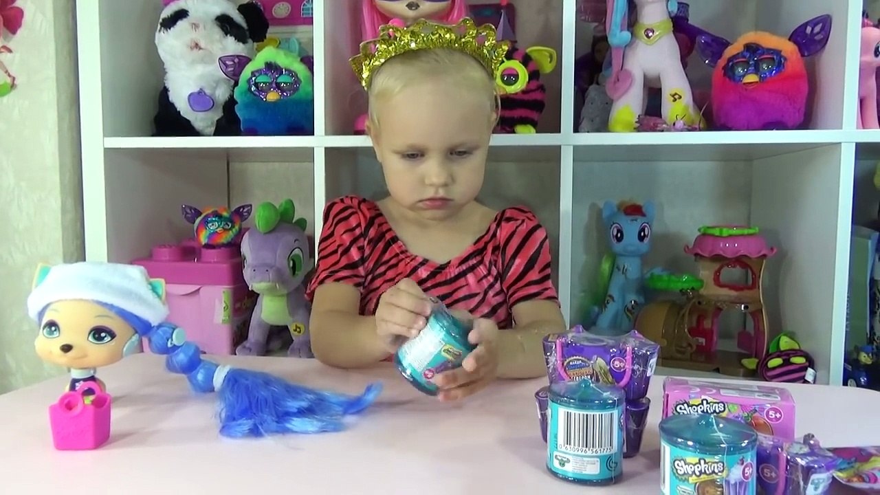 Мими Лисса Шопкинс и собачка Литл Пет Шоп Mimi lissa Shopkins toys Littlest Pet Shop dog toy