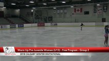 2018 Calgary Winter Invitational - Pre-Juvenile Women U13 - Free Program - Group 2 - Father David Bauer Arena