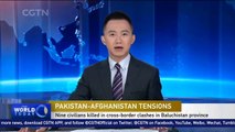 Nine Pakistani civilians killed in clashes across Afghan-Pakistan border