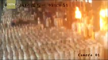 Footage: Gas cylinders explode at facility in east China