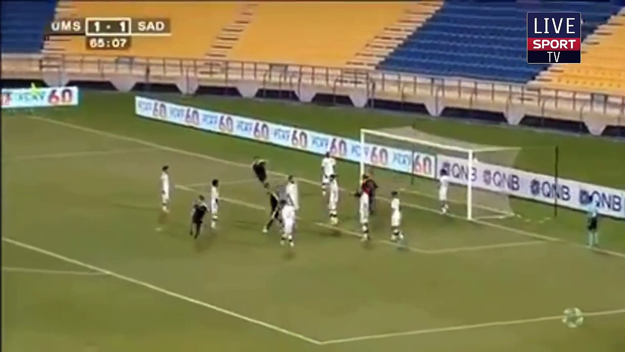 هدف أسامة الدراجي في مرمى السد القطري(الدوري القطري)09/03/2018