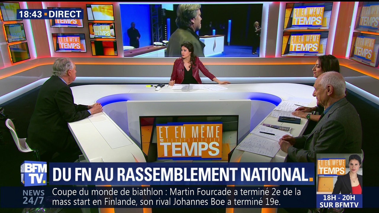 Cabana/Domenach: Marine Le Pen propose de rebaptiser le FN "Rassemblement national"