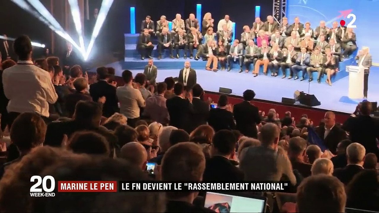 Marine Le Pen : Le FN devient le "Rassemblement national"