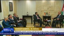Israeli PM Netanyahu cancels meeting with German FM over NGO dispute