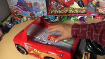 Driving McQueen race toy Disney Cars & Thomas & Chuggington video for children