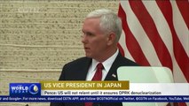Pence in Japan: US will not relent until it ensures DPRK denuclearization