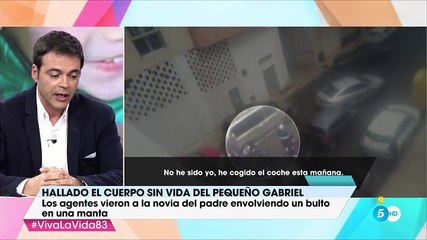 Ángel Moya: "Fuentes de la investigación creen que la muerte de Gabriel podría haber ocurrido en torno al día 1"