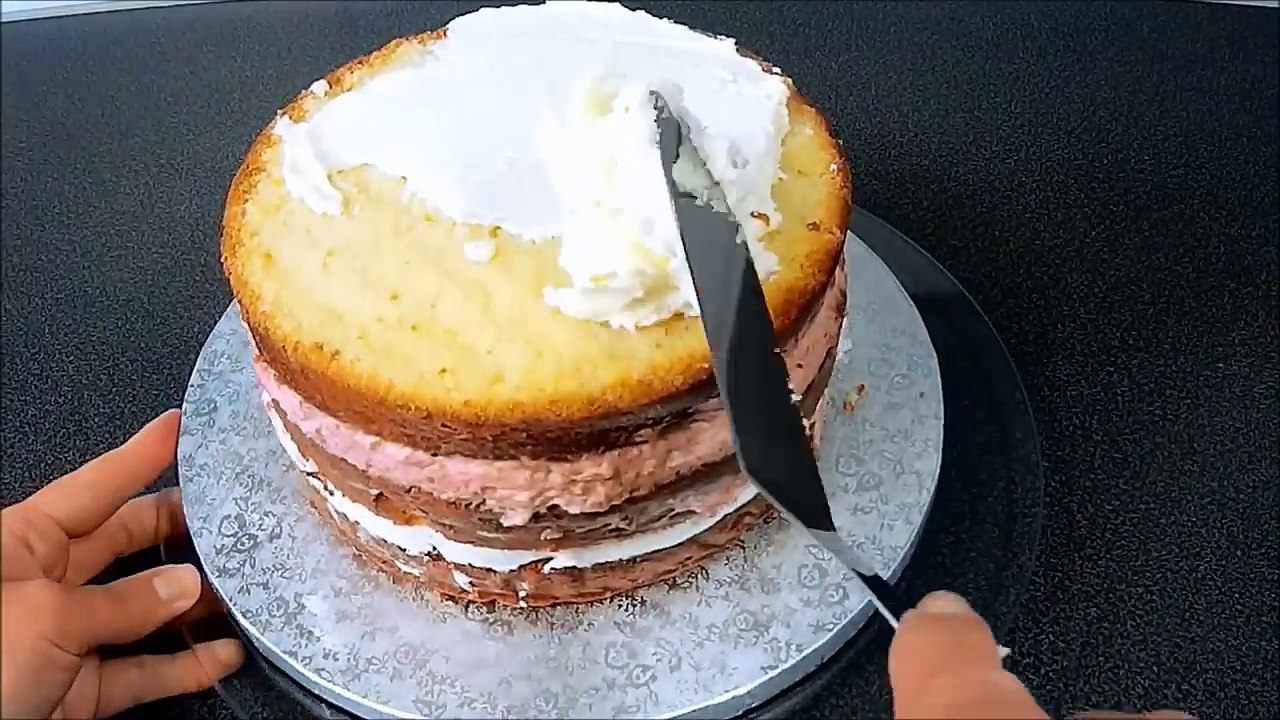 How to make Minie Mouse cake tutorial