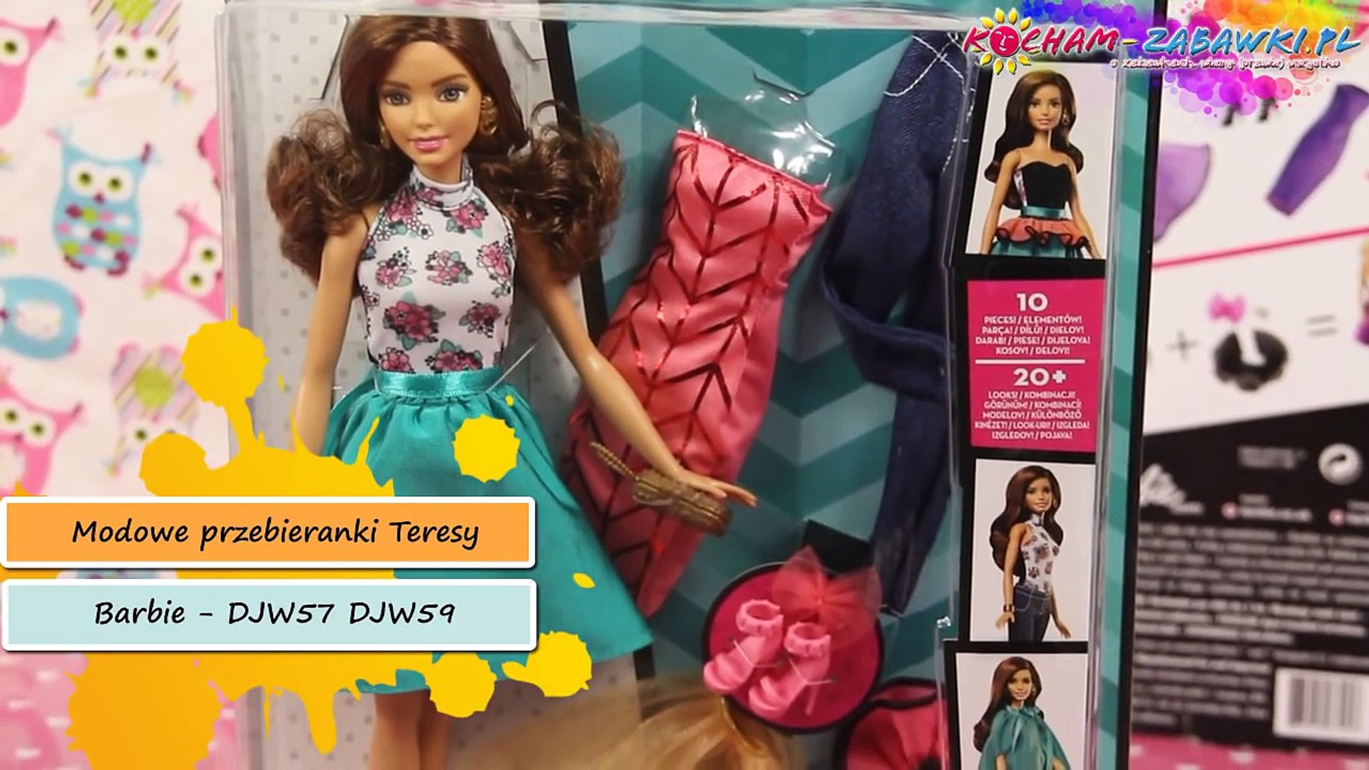 Barbie Fashion Mix N Match Doll - Brunette / Barbie Modowe Przebieranki -  Teresa - DJW57 DJW58 - video dailymotion