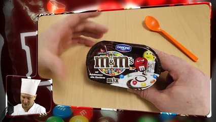 Danone m&m´s Joghurt Chocolate Mix Testing