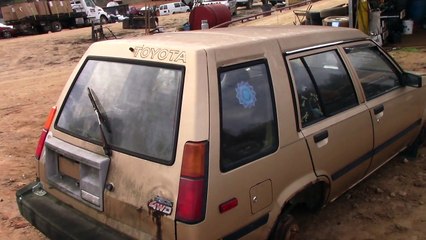 WILL IT RUN?! 1983 Toyota Tercel 4x4 WAGON SCRAPPED?!?!