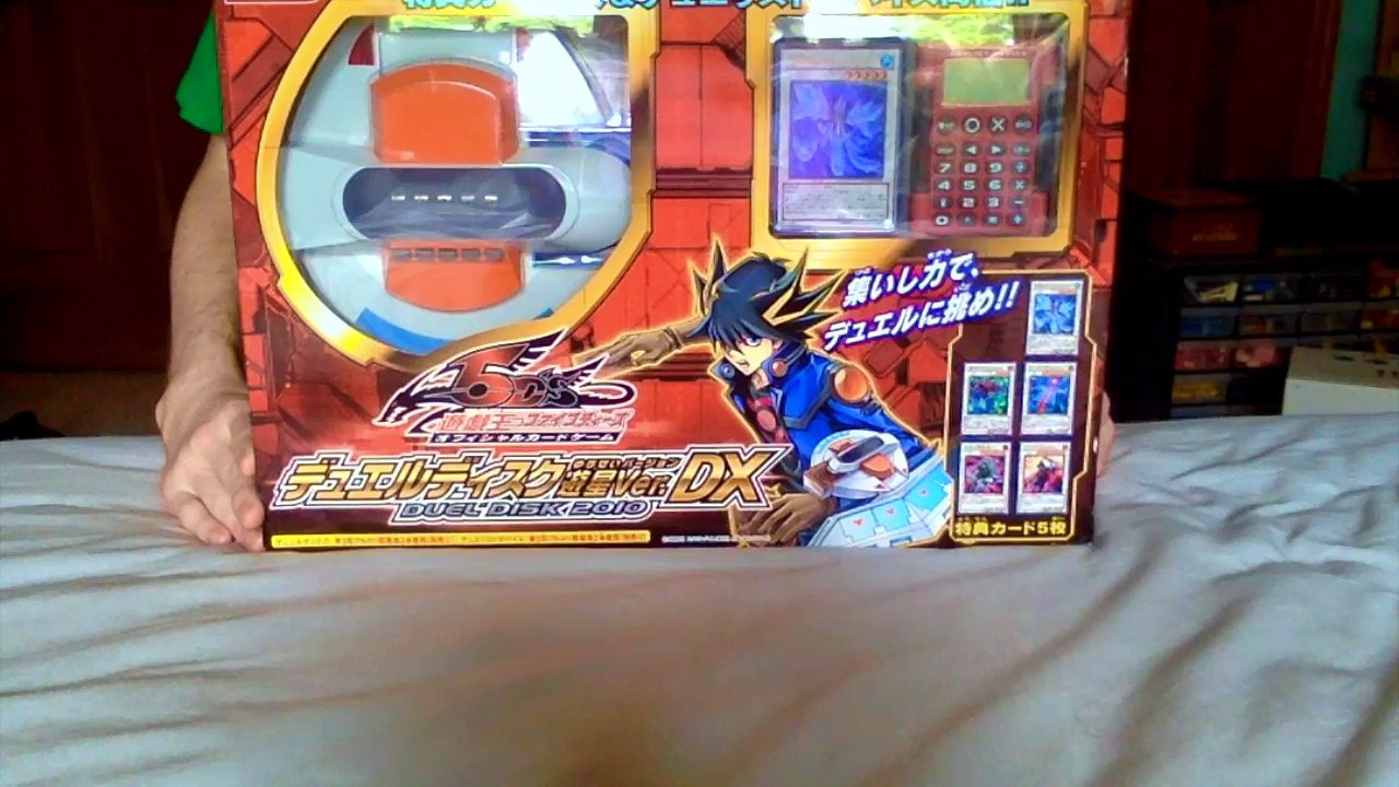 Unboxing a Yu-Gi-Oh! 5Ds Duel Disk DX new!!