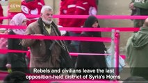 Evacuation of last rebel-held district of Syria's Homs begins