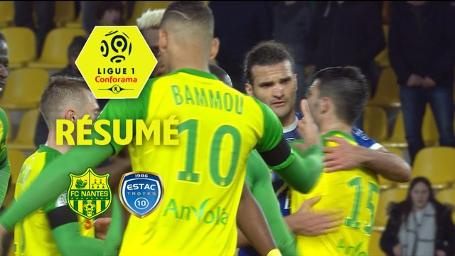 FC Nantes - ESTAC Troyes (1-0) - Résumé - (FCN-ESTAC) / 2017-18