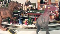 Dinosaur Train Videos for Kids with Dinosaur Toys and Model Train Village by Toypals.tv
