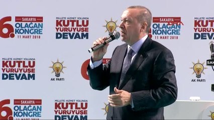 Sakarya-Cumhurbaşkanı Erdoğan AK Parti İl Kongresi'nde Konuştu