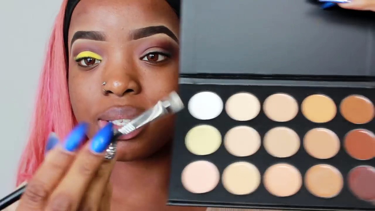 MAKEUP TUTORIAL ON BROWN SKIN USING AFFORDABLE EYESHADOWS