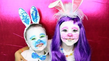 Easter Bunny Costume and Makeup Tutorial