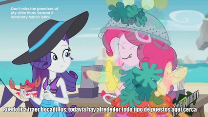 [sub Español] Equestria Girls: Too Hot To Handle. Beach shorts