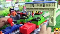 THOMAS AND FRIENDS THE GREAT RACE #45 | TRACKMASTER PERCY Midnight Mail Delivery KIDS TOY TRAINS