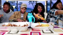 JJ Fish & Chicken Mukbang Family Style with Cathy (Subscriber)