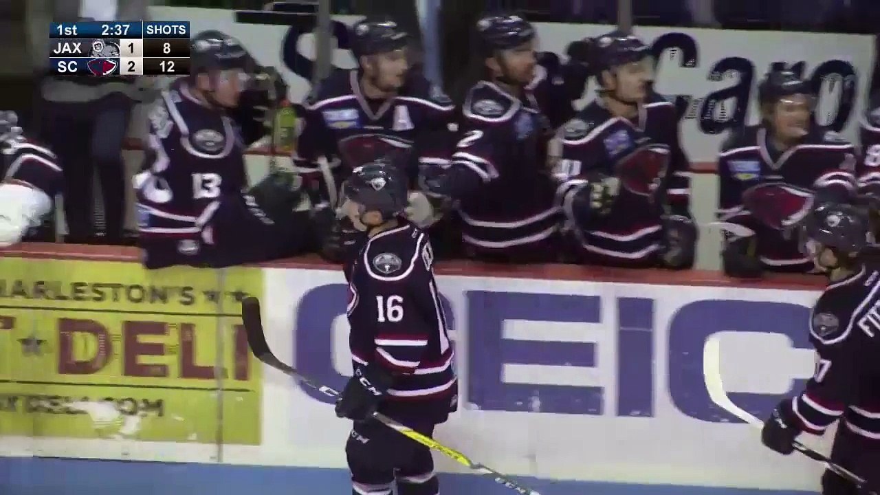 ECHL: Jacksonville Icemen 3 at South Carolina Stingrays 6 March 11