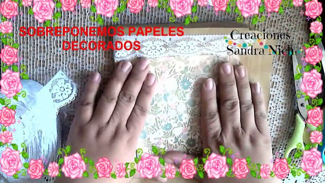 ALBUM SCRAP CON SOBRES - ALBUM SCRAP WITH ENVELOPES