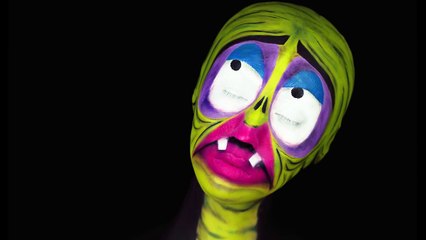 Corpse Bride Maggot Inspired Makeup | HALLOWEEN new